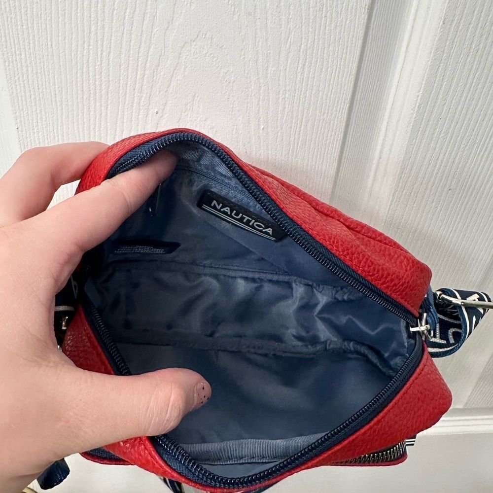 Nautica Red And Blue Small Crossbody Bag - Picture 5 of 5